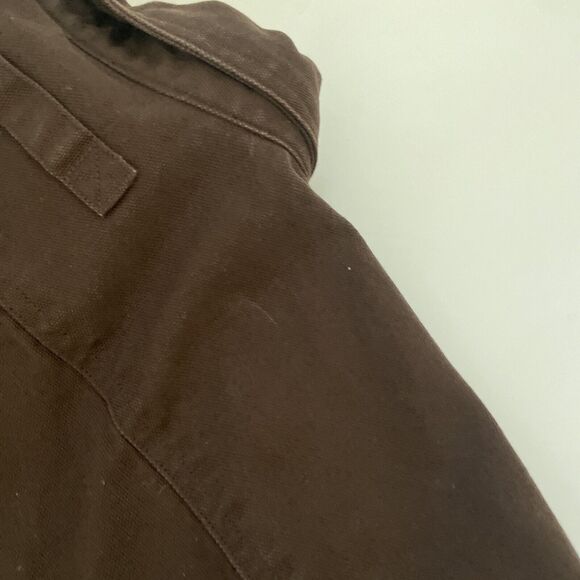 Duluth Trading Jacket Mens 2XL TALL Canvas Work Barn Chore Coat HEAVY LINED Snap - Picture 9 of 11